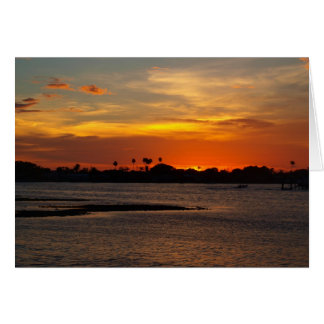 Blue and orange crystal sky