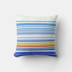 Blue and Orange Cushion