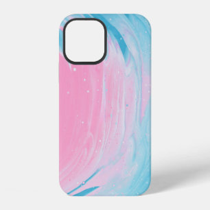 BLUE AND PINK ABSTRACT PAINTING 2 iPhone 12 CASE