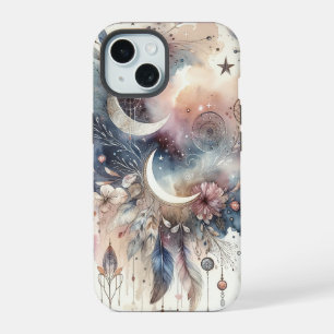 Blue and Pink Dream Catcher iPhone 15 Case