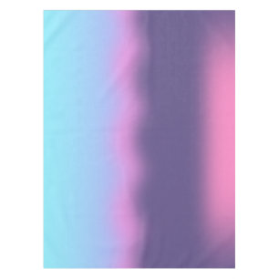 Blue And Pink Fog - Gradient Tablecloth