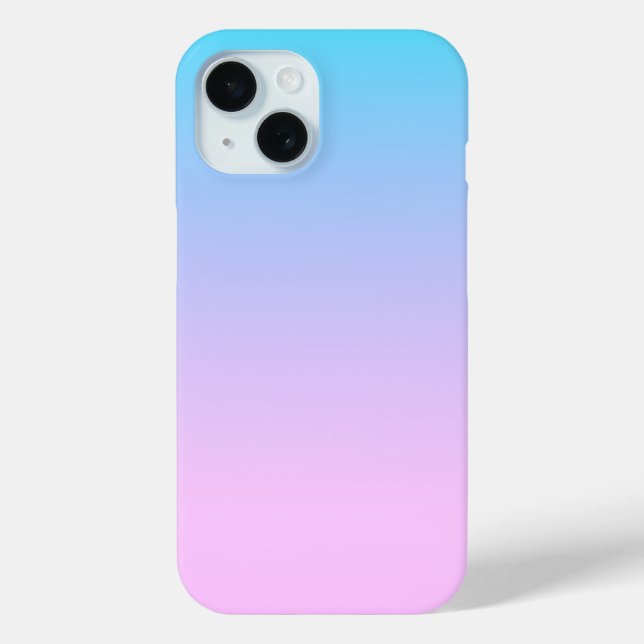 Blue and pink gradient background Case-Mate iPhone case (Back)