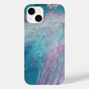 Blue and Pink Phone Case