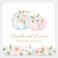 Blue and Pink Pumpkin Gender Reveal