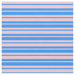 Blue and Pink Stripes/Lines Pattern Fabric