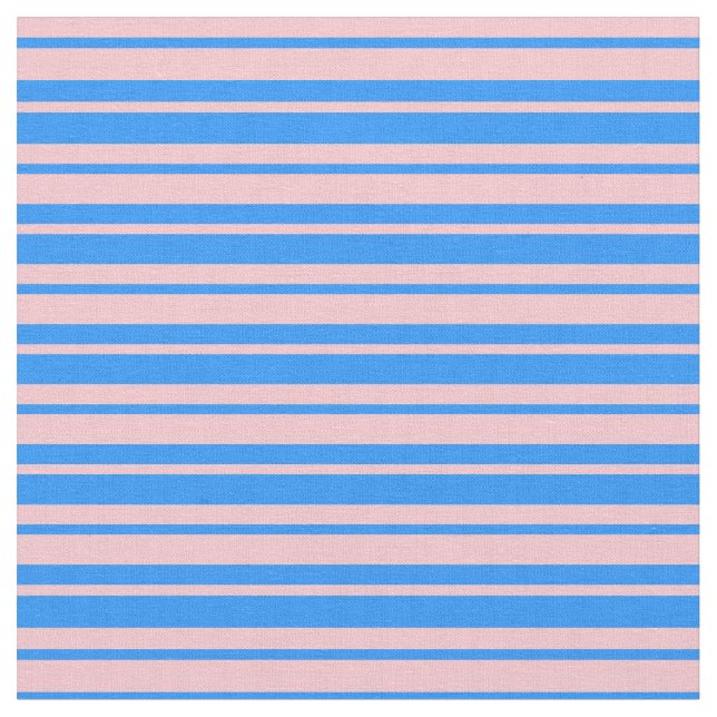 Blue and Pink Stripes/Lines Pattern Fabric (Close Up)