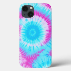 Blue and Pink Tie Dye Phone Case