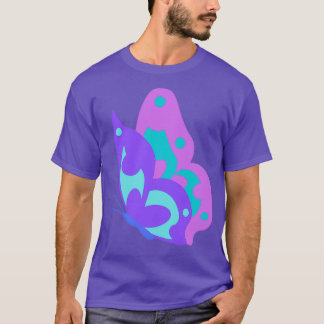 Blue and Purple Butterfly 6 T-Shirt