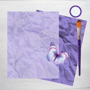 Blue and Purple Butterfly Stickers