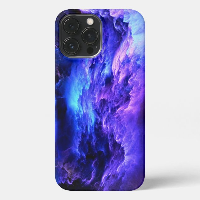 Blue And Purple in The Clouds  iPhone Case (Back)