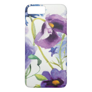 Blue and Purple Mixed Garden iPhone 8 Plus/7 Plus Case
