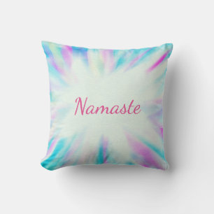 Blue and Purple Namaste Cushion