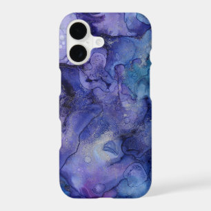 blue and purple phone case