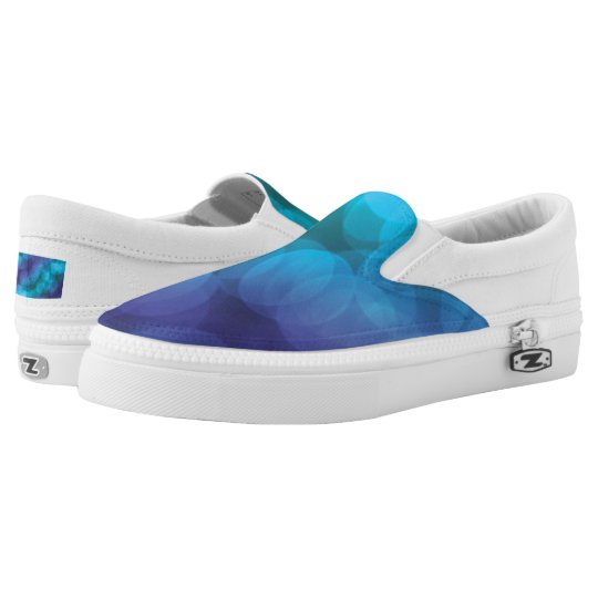 BLUE and PURPLE !!! Slip On Shoes