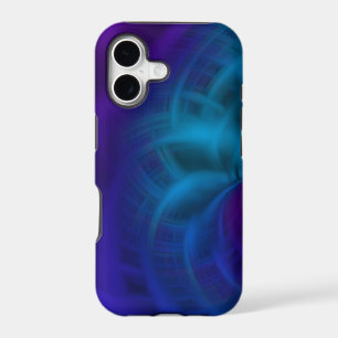 Blue and purple smear