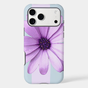 blue and purple striped daisy pattern
