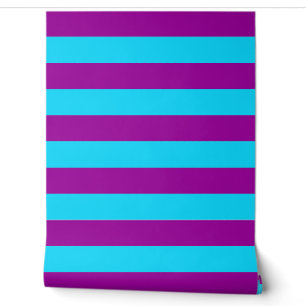Blue and Purple Stripes Wall Decor