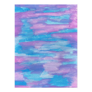Blue and Purple Swirl Abstract Art Photo Print