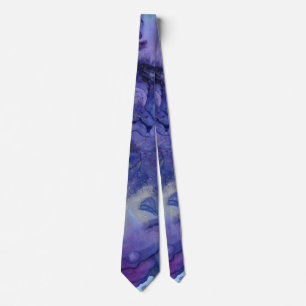 blue and purple tie