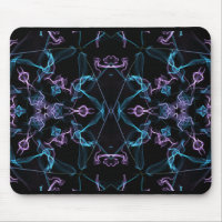 Blue and Purple Triangle Mandala