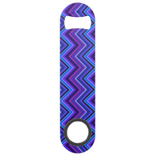 Blue and purple zigzag stripes