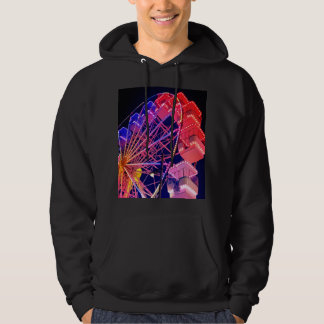 Blue and red Ferris wheel  Hoodie