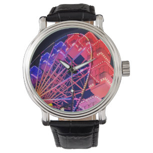 Blue and red Ferris wheel Watch