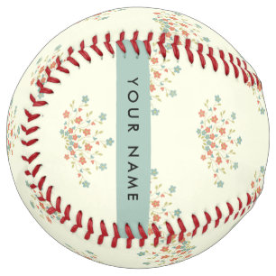 Blue and Red Flowers, Blue, Your Name Softball