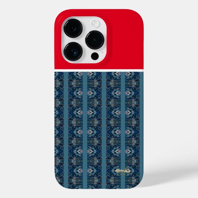 Blue and Red Phone Cases by Poet Adiela Akoo (Back)