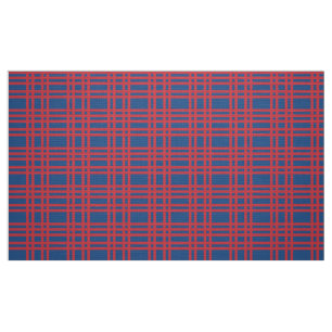 blue and red plaid  fabric