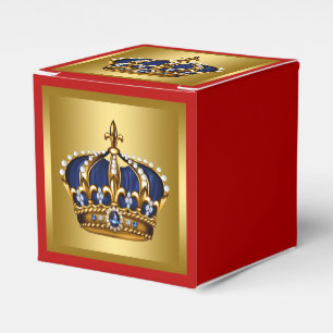 Blue and Red Prince Favour Box