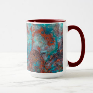 Blue And Red Shattuckite Mug