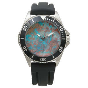 Blue And Red Shattuckite Watch