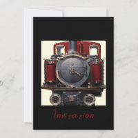 Blue And Red Train