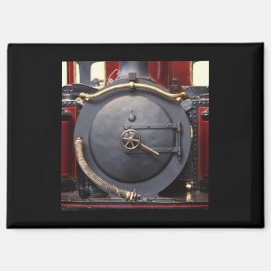 Blue And Red Train Magnet