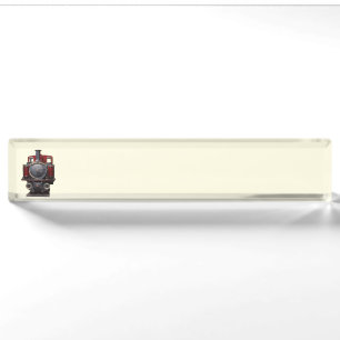 Blue And Red Train  Nameplate