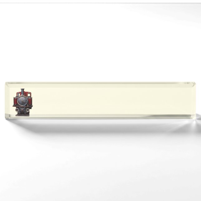 Blue And Red Train  Nameplate (Front)