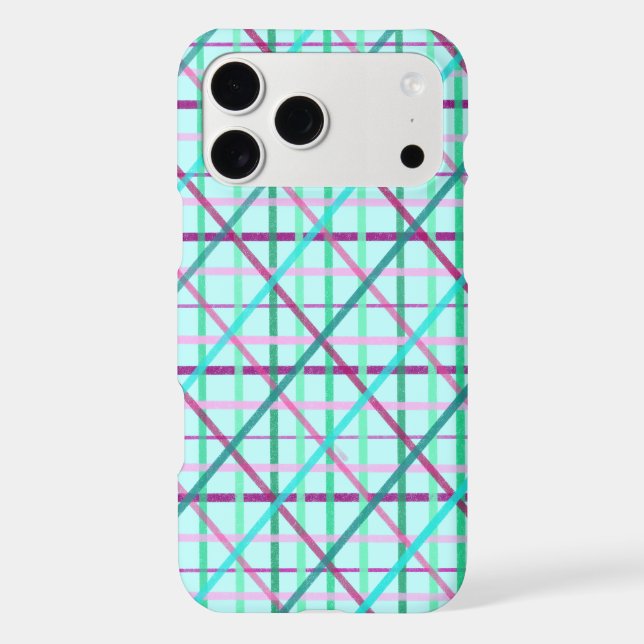 Blue and Rose Chequered Pattern (Back)