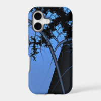 bLue and silver iphone case