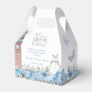Blue and Silver Once Upon a Time Princess Favour Box
