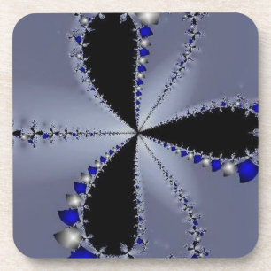 Blue and Silver Wind Mill Coaster