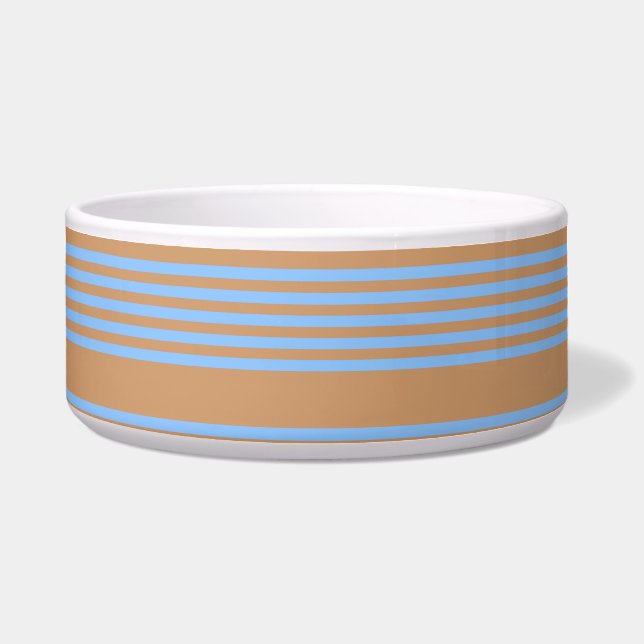 Blue and tan five stripe pattern (Front)