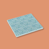 Blue and Teal Circuit Board Pattern