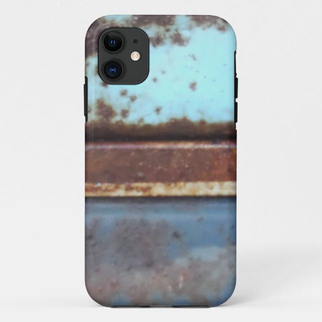 Blue and teal rusty truck close-up Case-Mate iPhone case (Back)