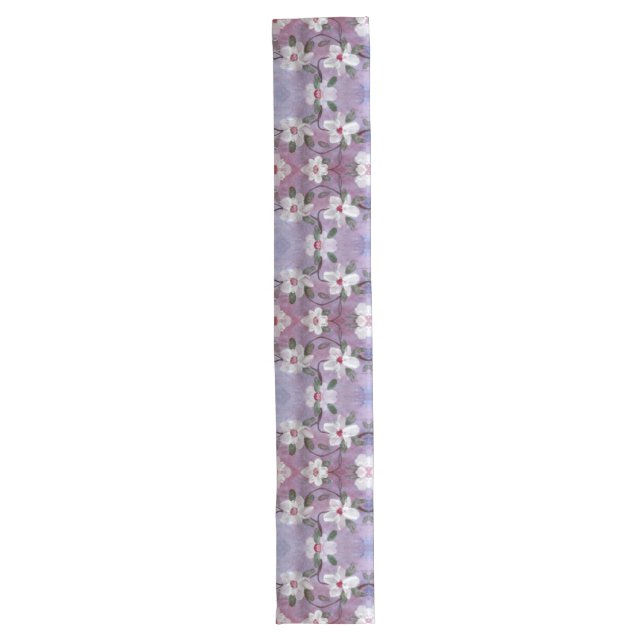 Blue and Ted Floral Long Table Runner (Front)
