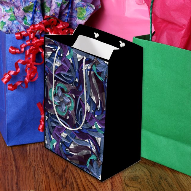 Blue and Turquoise Medium Gift Bag (Creator Uploaded)