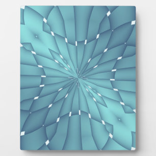 Blue and Turquoise Metallic Star Plaque