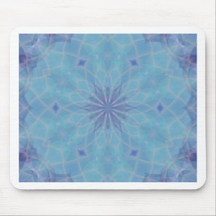 Blue and Turquoise Mouse Pad