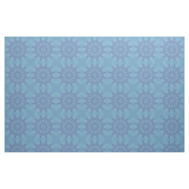 Blue and Turquoise Pattern 2 - Fabric (Fat Quarter)