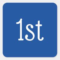 Blue and White 1st First Place Winner Award